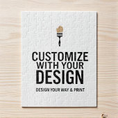 Custom Minimalist Personalized Company Branded  ジグソーパズル
