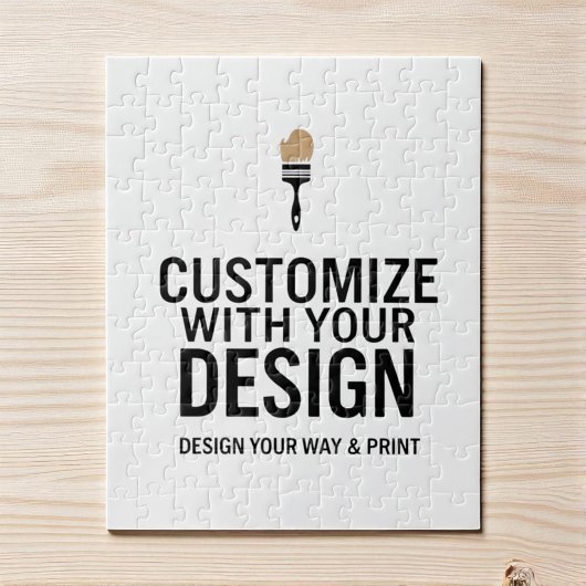 Custom Minimalist Personalized Company Branded  ジグソーパズル
