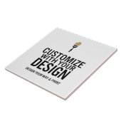 Custom Minimalist Personalized Company Branded  タイル (側面)