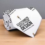 Custom Minimalist Personalized Company Branded  ネクタイ<br><div class="desc">Add a refined finishing touch to your professional look with this Custom Minimalist Personalized Company Branded Neck Tie, designed to showcase your logo or company name in a subtle, modern style. Ideal for trade shows, executive wear, client meetings, or branded uniforms, this tie offers understated sophistication and brand consistency. Made...</div>