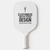 Custom Minimalist Personalized Company Branded  ピックルボールラケット (正面)