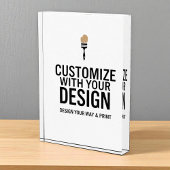 Custom Minimalist Personalized Company Branded  フォトブロック