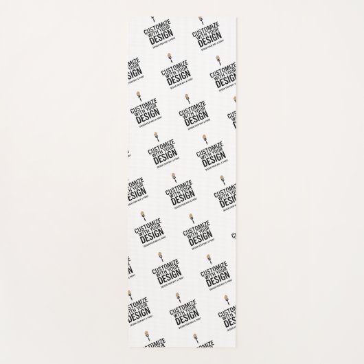 Custom Minimalist Personalized Company Branded  ヨガマット (正面)