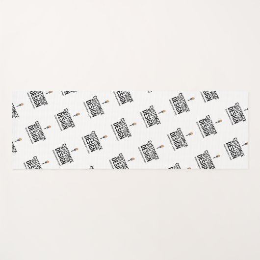 Custom Minimalist Personalized Company Branded  ヨガマット (正面(横))
