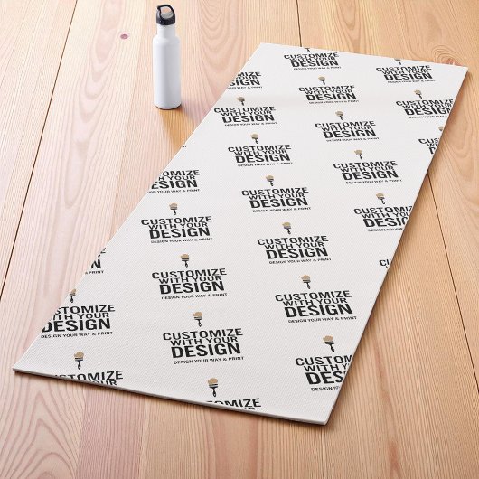 Custom Minimalist Personalized Company Branded  ヨガマット