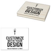 Custom Minimalist Personalized Company Branded ラバースタンプ (押印)