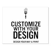 Custom Minimalist Personalized Company Branded ラバースタンプ (インプリント)