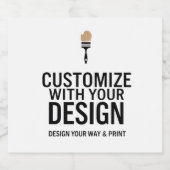 Custom Minimalist Personalized Company Branded  リキュールボトルラベル (シングルラベル)