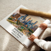 Custom Minneapolis Wall Art, Minnesota Poster ポスター