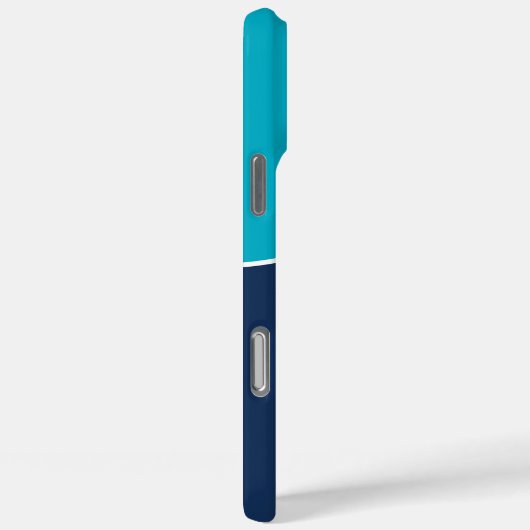 Custom Modern Blue Minimalist Case-Mate iPhoneケース (裏面 / 右)