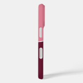 Custom Modern Bordeaux Pink Minimalist Case-Mate iPhoneケース (裏面 / 右)