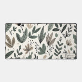 Custom Modern Botanical Workspace Design デスクマット (正面)
