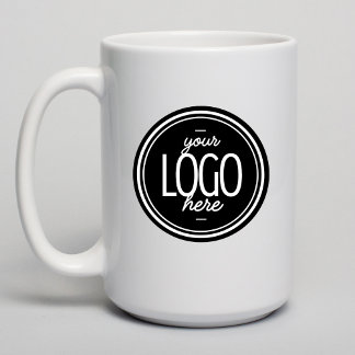Custom Modern Business Logo Branded Coffee  コーヒーマグカップ