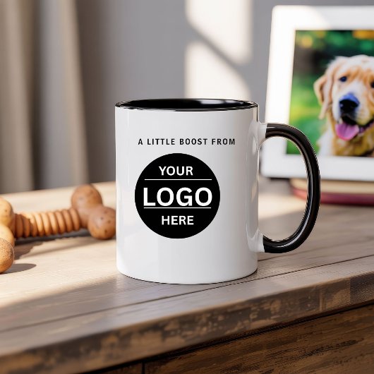 Custom Modern Business Logo Branded Coffee Mug ツートーンマグカップ