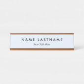 Custom Modern Business Promotional デスクネームプレート (正面)