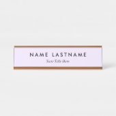 Custom Modern Business Promotional デスクネームプレート (正面)