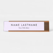 Custom Modern Business Promotional デスクネームプレート (正面)