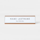 Custom Modern Business Promotional デスクネームプレート (正面)