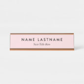 Custom Modern Business Promotional デスクネームプレート (正面)