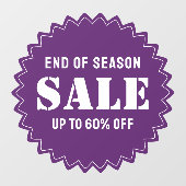 Custom Modern Business Store Sale ウィンドウサイン (シート)