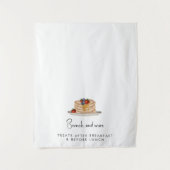 Custom Modern Business Table Runner Banner Brunch タペストリー (正面)