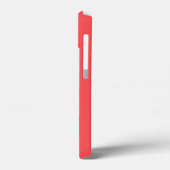 Custom Modern Coral Minimalist Case-Mate iPhoneケース (裏面 / 左)
