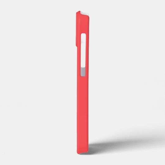Custom Modern Coral Minimalist Case-Mate iPhoneケース (裏面 / 左)