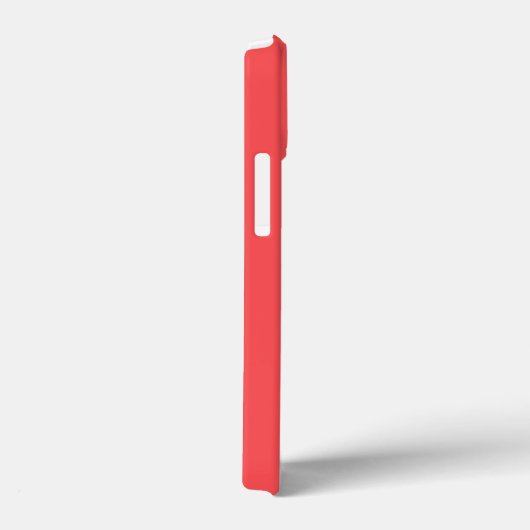 Custom Modern Coral Minimalist Case-Mate iPhoneケース (裏面 / 右)