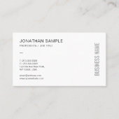 Custom Modern Elegant Professional Simple Template 名刺 (正面)