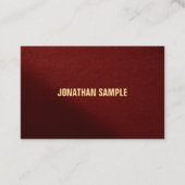 Custom Modern Elegant Professional Template 名刺 (正面)