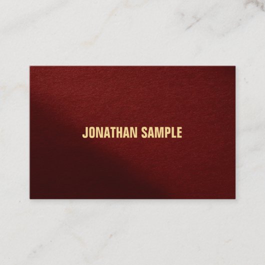 Custom Modern Elegant Professional Template 名刺 (正面)