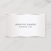 Custom Modern Elegant Simple Template Luxury 名刺 (正面)
