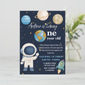 Custom Modern First Trip Around the Sun Birthday 招待状 (スタンド正面)