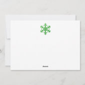 Custom Modern Fun Christmas Holiday Card  シーズンカード (裏面)