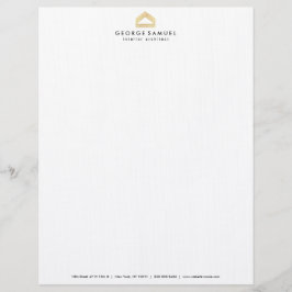 Custom Modern Home Design | Abstract Logo  レターヘッド