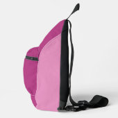 Custom Modern Magenta Minimalist スリングバッグ (右)