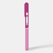 Custom Modern Magenta Pink Minimalist Case-Mate iPhoneケース (裏面 / 左)