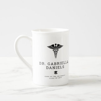 Custom Modern Medical School Doctor Graduation ボーンチャイナマグカップ