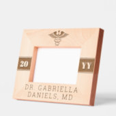 Custom Modern Medical School Doctor Graduation レーザー彫刻フレーム (左)
