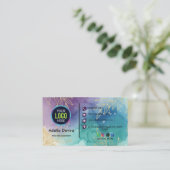 Custom Modern Minimalist Logo for Social Media &  名刺 (スタンド正面)