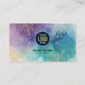 Custom Modern Minimalist Logo for Social Media &  名刺 (裏面)