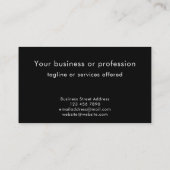 Custom Modern Minimalist Technology Professional 名刺 (裏面)