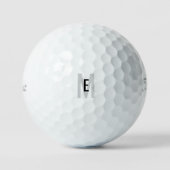 Custom Modern Monogram Titleist VI Golf Balls ゴルフボール (正面)
