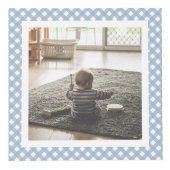 Custom Modern One Silly Goose 1st Birthday Photo フォトキューブ (右)