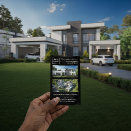 Custom Modern Real Estate Flyer with QR Code チラシ