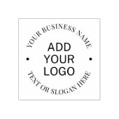 Custom Modern Round Business Logo Promotional ラバースタンプ (インプリント)