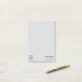 Custom Modern Simple Business Logo Professional ポストイット (デスク上)