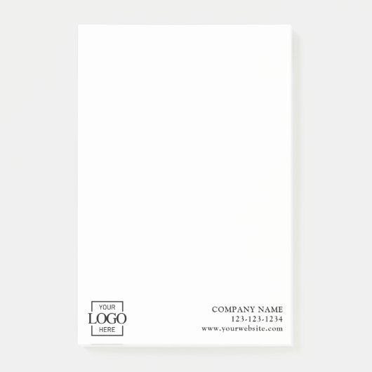 Custom Modern Simple Business Logo Professional  ポストイット (正面)