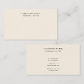 Custom Modern Simple Easy to Make Template Luxury 名刺 (正面/裏面)