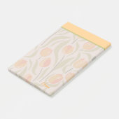 Custom Modern tulip garden Yellow Green ポストイット (アングル)